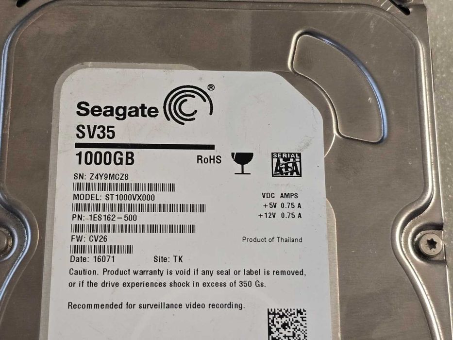 Hard disk Seagate SV35 3.5 1TB 7200rpm 64MB SATA3 (ST1000VX000)