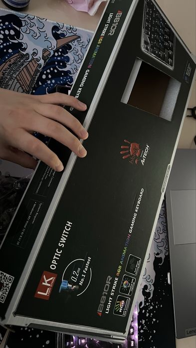 Клавиатура проводная A4Tech Bloody B810R