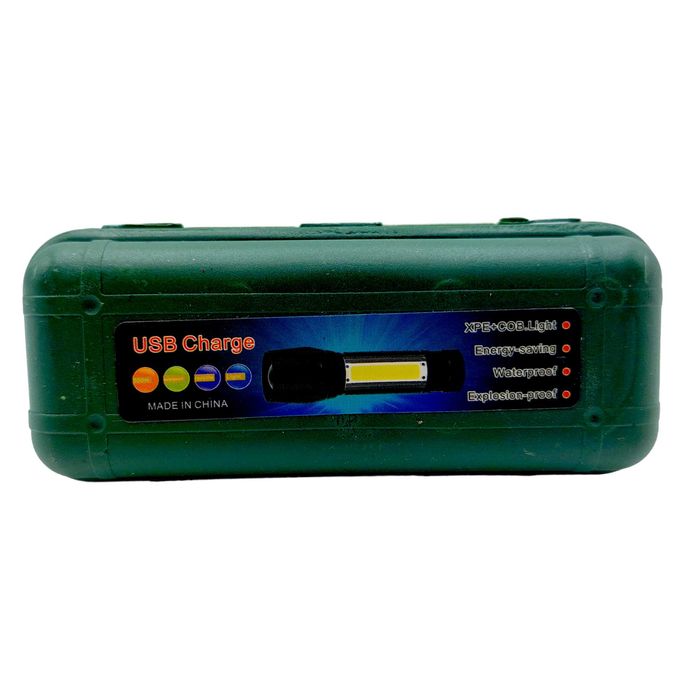 Мощен, малък фенер с акумулаторна батерия, USB зареждане
