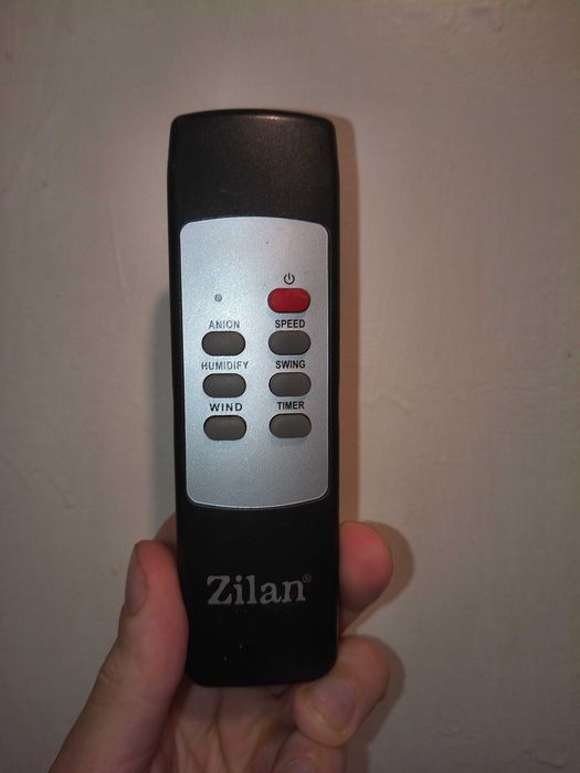 Мобилен охладител 4в1 Zilan ZLN-1307, 60W, Дистанционно, 8 литра, 3 скорости, Таймер бял/черен