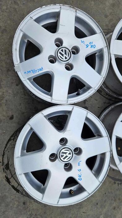 Set jante aliaj r14 vw polo 6n 6x0601025