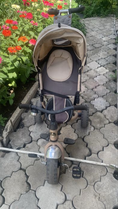 Детский велосипед коляска
