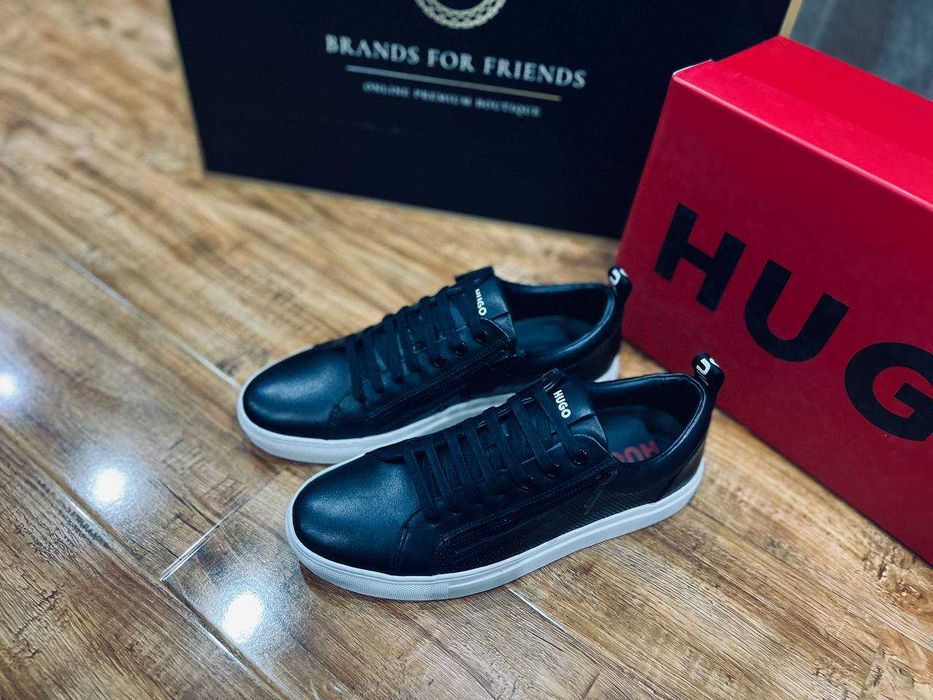 Hugo Boss мужские кожаные кроссовки РАЗМЕР 39