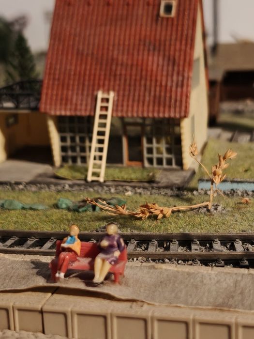 Macheta diorama trenuri