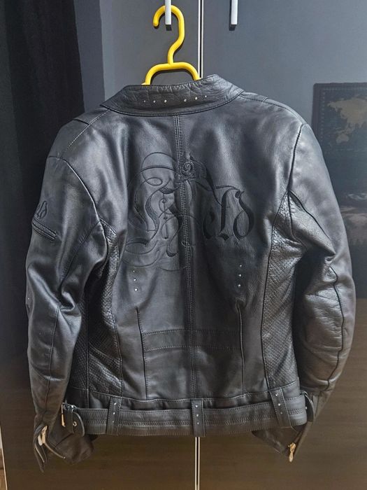 Premium HELD Ladies Black Motorcycle Leather Touring Jacket