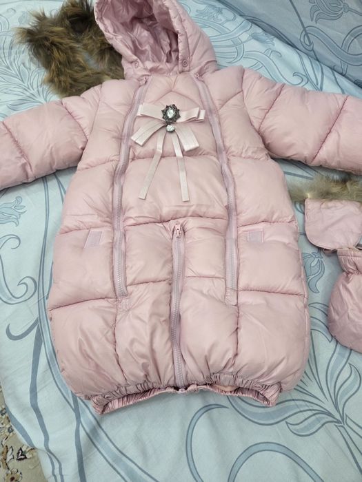 Детский зимний комбинезон, конверт. Размер 68