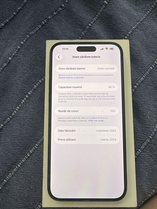 iPhone 15 plus 128gb stare impecabila