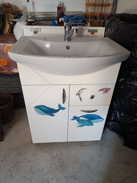 Mobilier baie masca, lavoar,oglinda