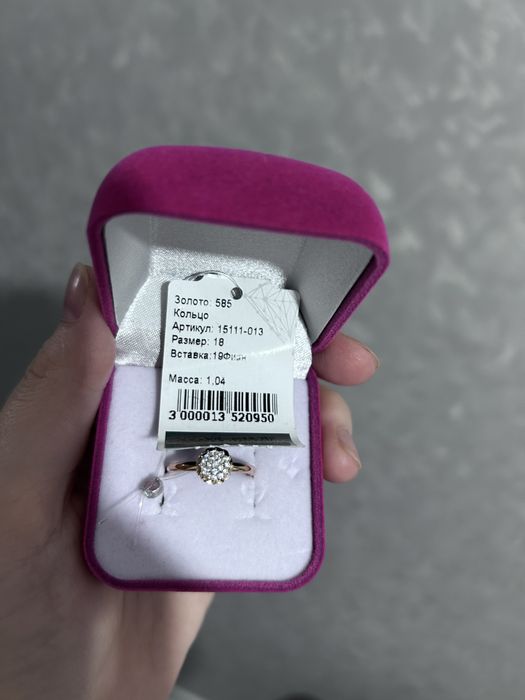 Продам кольцо золото