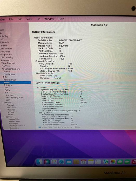 13" Core i5 MacBook Air А1466 (2017)-8GB RAM/128GB SSD