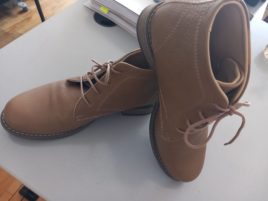 Дамски боти /кларкове/ от естествена кожа