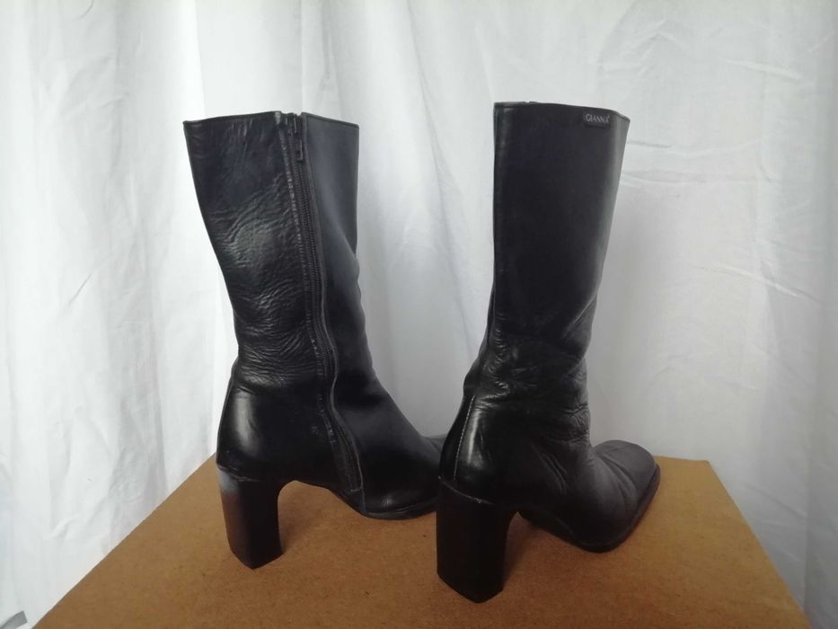 №38 дамски боти ботуши естествена кожа GIANNA