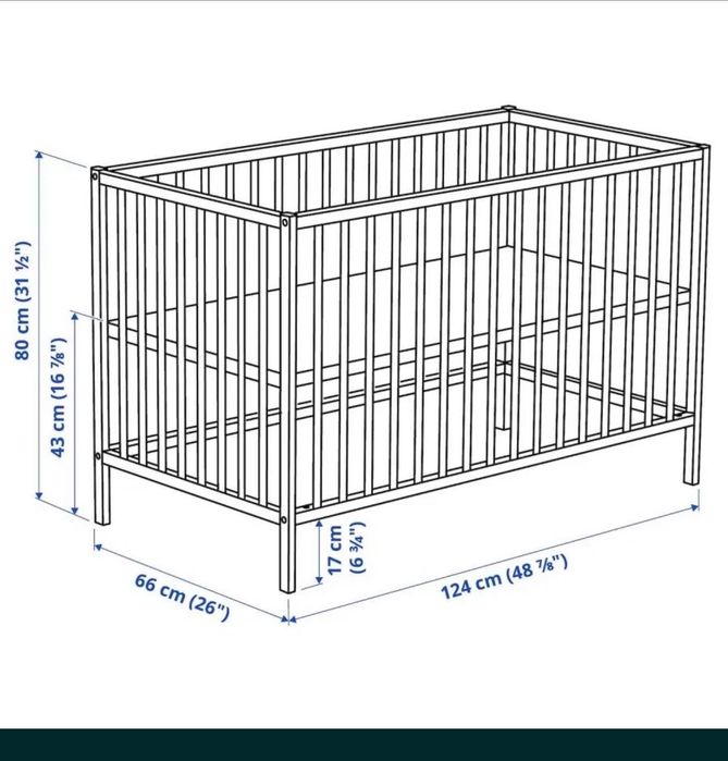 Продам кроватку икея