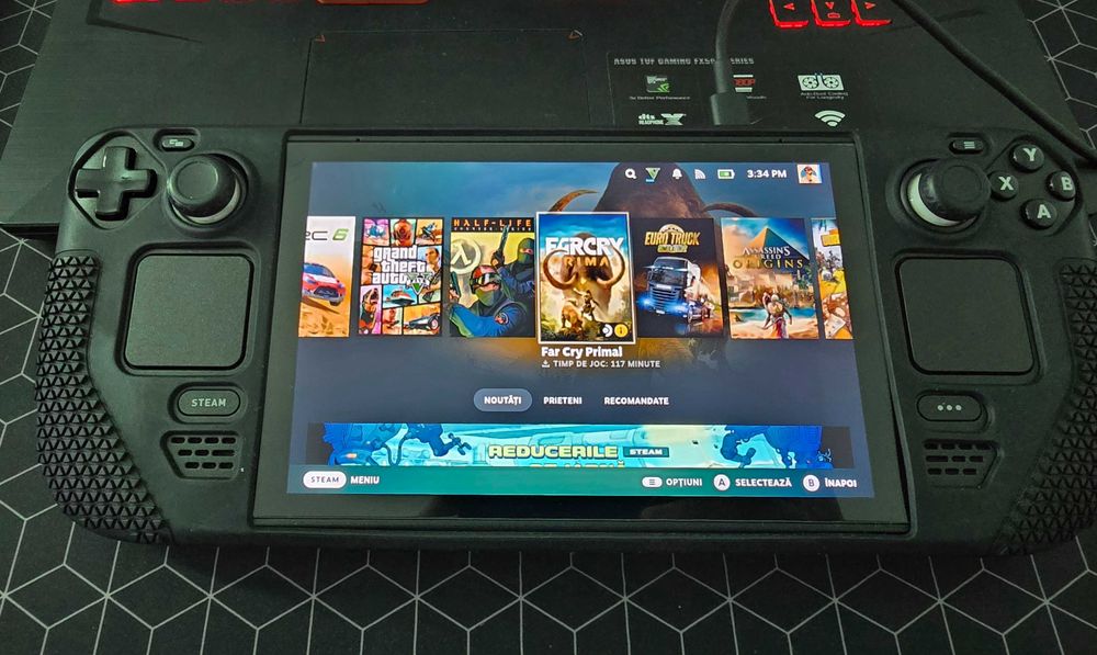 Steam Deck LCD 1TB (512GB + 512GB SD) | Ca Nou | Full Accesorii