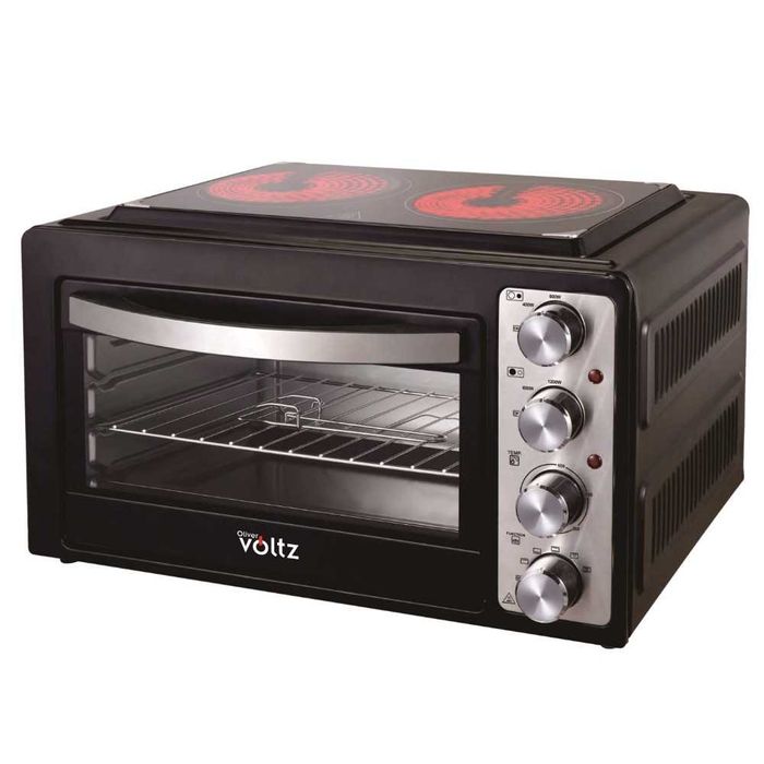 Готварска печка Oliver Voltz OV51441A38, 2 котлона, 800W/1200W, 38 литра