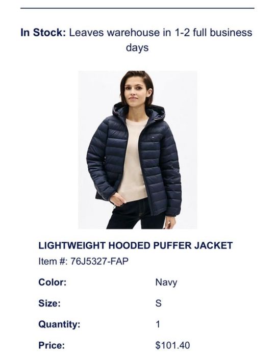 Tommy Hilfiger новая куртка