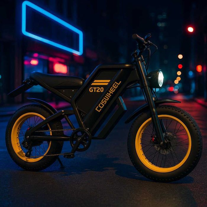 Coswheel GT20 MAX – Електрически Мото Стил Велосипед 60V, 2000W, 40Ah