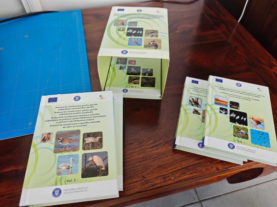 Set carti Protocoale monitorizare păsări de interes comunitar România