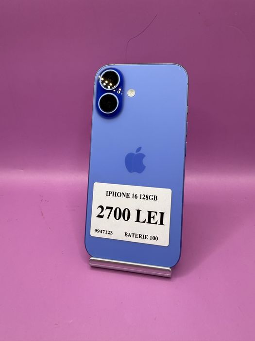 Iphone 16 128gb baterie 100 •Matei Amanet Crangasi•99471