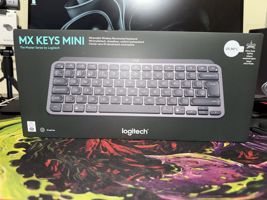 Logitech MX Keys Mini Graphite, Sigilată, Garanție 14.05.2027