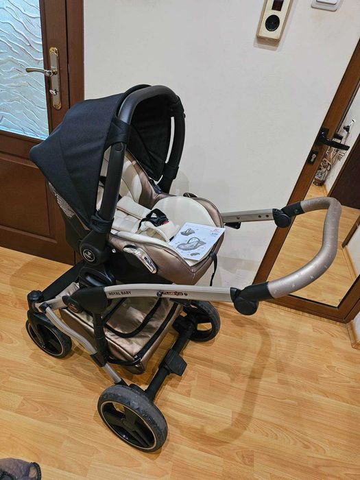 Бебешка количка Junama Fluo 3в1 комплект