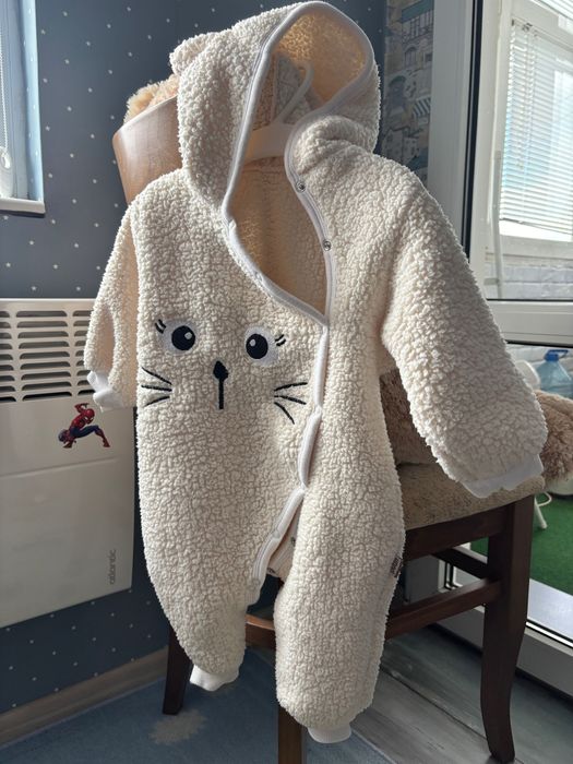 Топъл ромпър за бебе 68