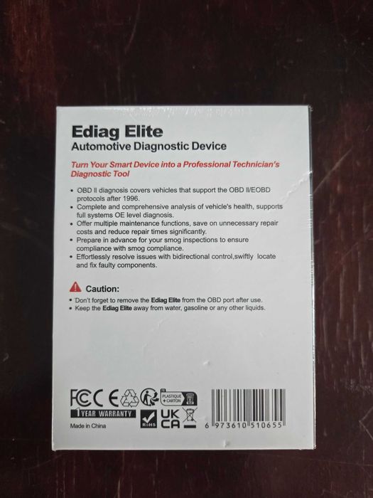 Diagnoză auto  Ediag Elite