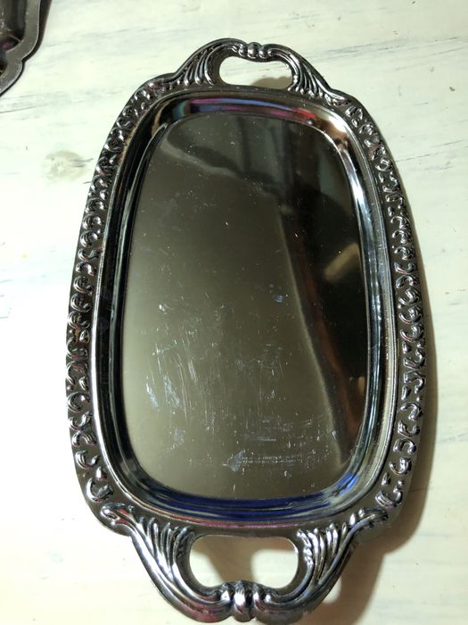 Плато INOX за сервиране на храна и плодове