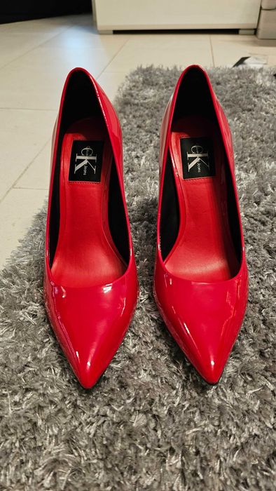Pantofi Stiletto  de piele Calvin Klein dama