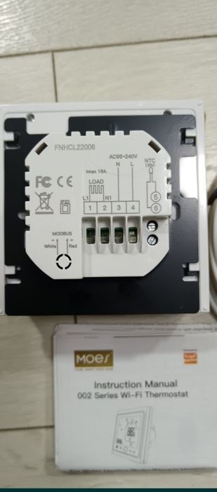 Termostate wifi, tuya, Moes încălzire electrică pardoseala