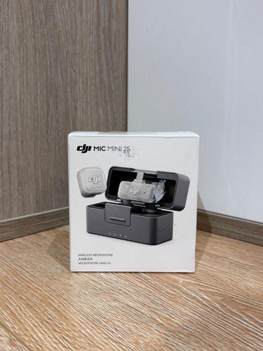 DJI Mic Mini 2S (1 TX + 1 Mobile RX + Carcasa incarcare) - Kit dual microfon wireless NOU desigilat