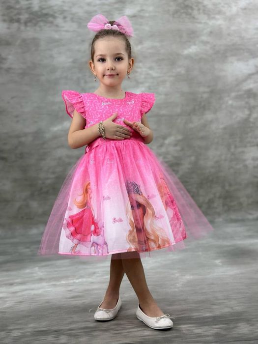 Рокля Барби 3,4,5,6,7г