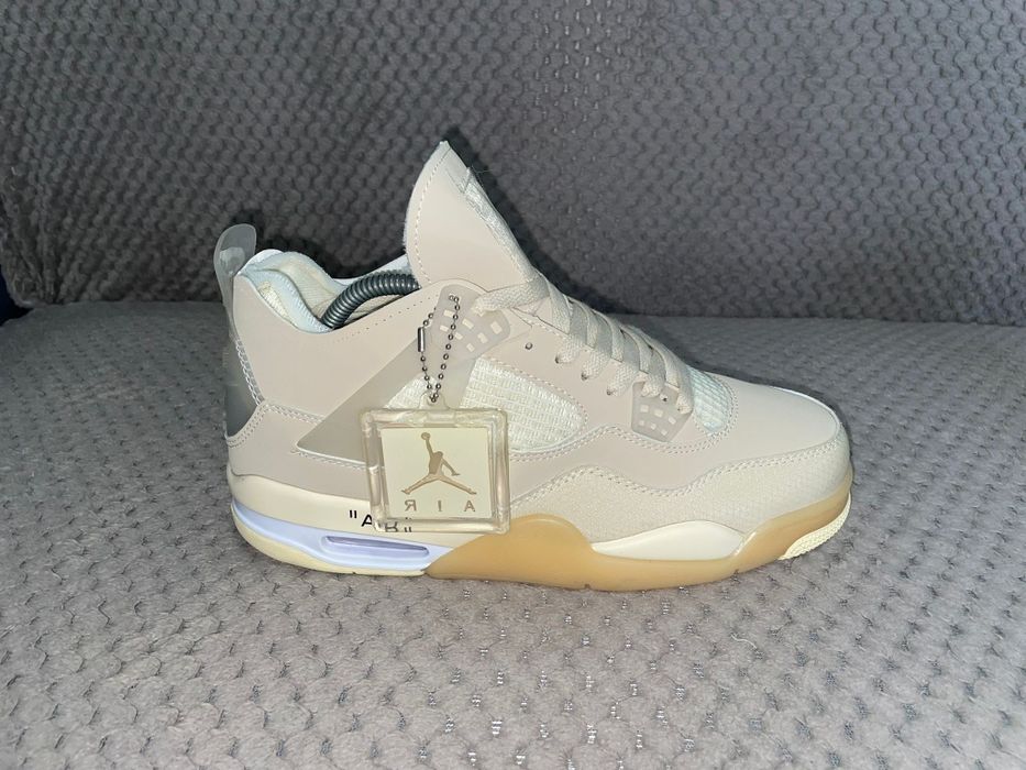 NIKE Jordan x Off-White Air Jordan 4 Retro SP "Sail" nr 45