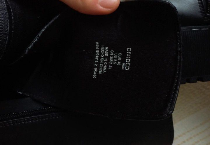 Cizme Divided H&M nr 40