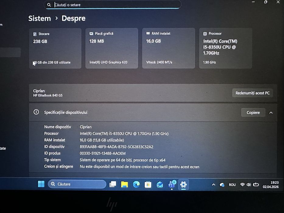 Laptop HP Elitebook