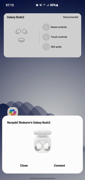 "Samsung"  Galaxy buds2. Orginal quloqchin KAROBKA FULL garantya ham