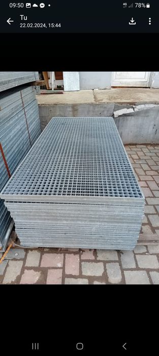 Grătare zincate 4mm grosime 4cm înălțime