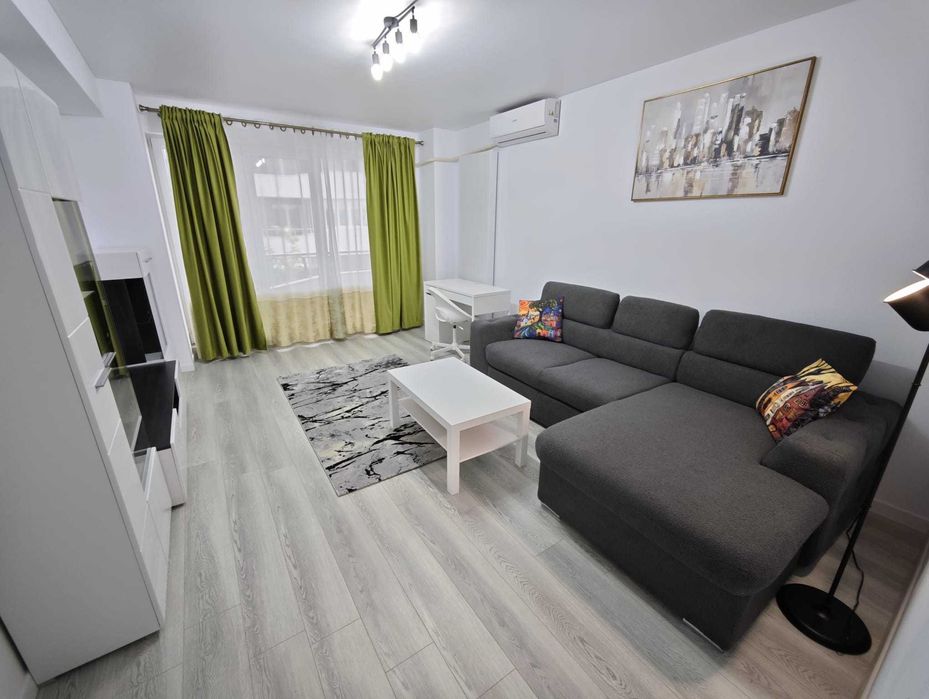 De închiriat garsonieră premium  – 55 mp, bloc nou, loc de parcare acoperit, 5 min metrou Anghel Saligny, 500 euro