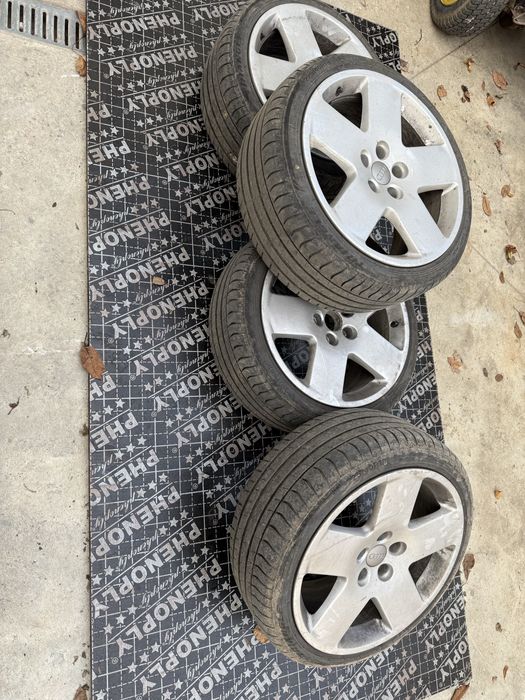 Джанти 5х112 с гуми 225/40/18 бартер за 5Х114.3