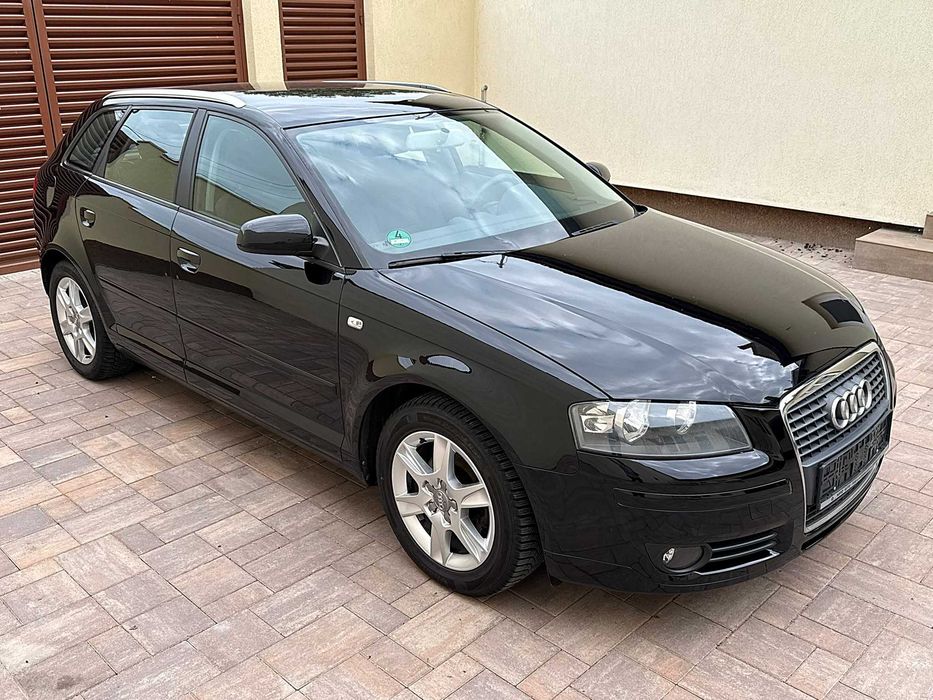 AUDI A3 1.6 MPI 102 CP Simplu/Aspirat 05/2008 Import Germania 2xClimatronic Jante orig. 16" Scaune incalzite Senzori parcare Optic/tehnic super