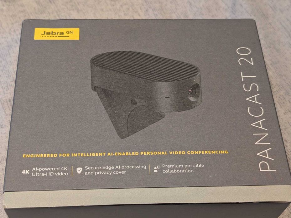 Cameră de conferințe Jabra PanaCast 20 cameră web  cu 4K Ultra-HD