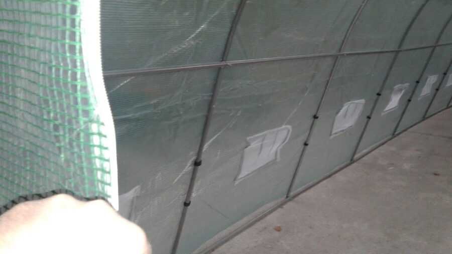 Solar de grădină 10x3x2m, polietilenă 180 g/m2, rezistentă la UV+