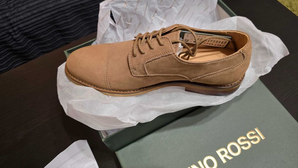 Pantofi barbati Gino Rossi, 42, piele intoarsa