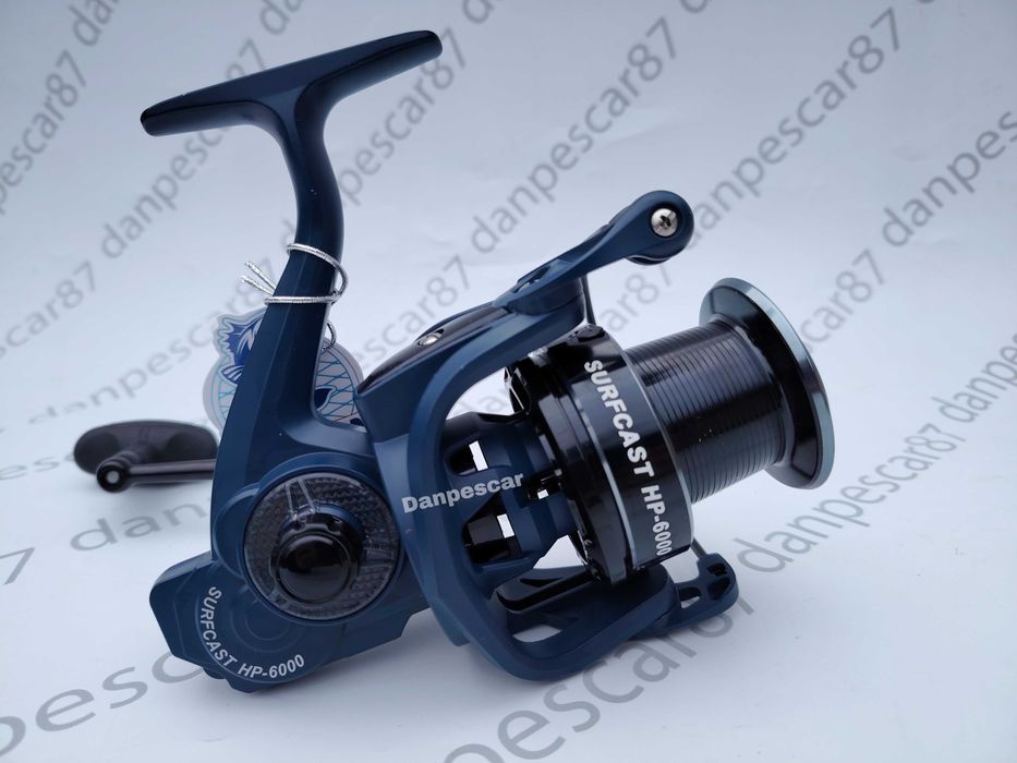 SET 4 Mulinete crap Wind Blade SURFCAST HP6000 Long Cast 0,30mm 350m