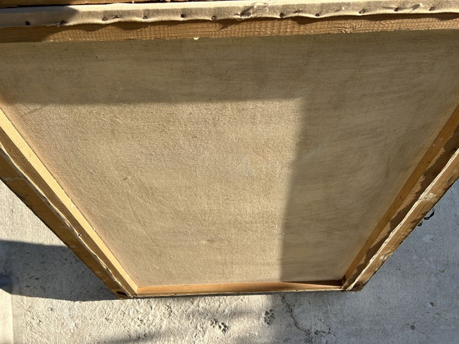 Tablou vechi pe panza