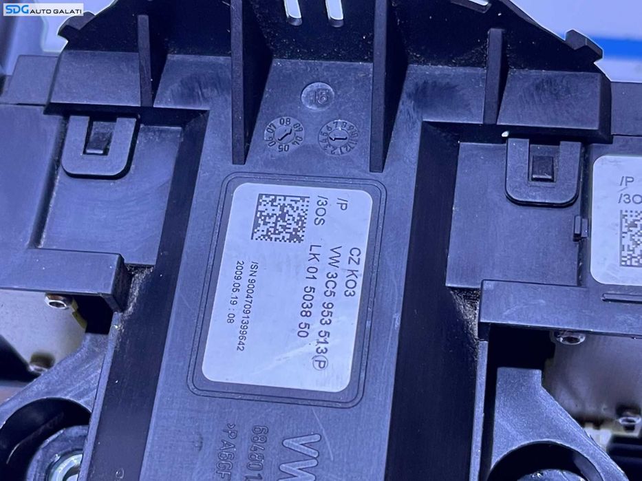 Ansamblu Bloc Maneta Manete Semnalizare Faza Lunga Scurta Stergatoare Volkswagen Passat CC 2008 - 2012 Cod 3C5953513P 3C5953507BN [L7689]