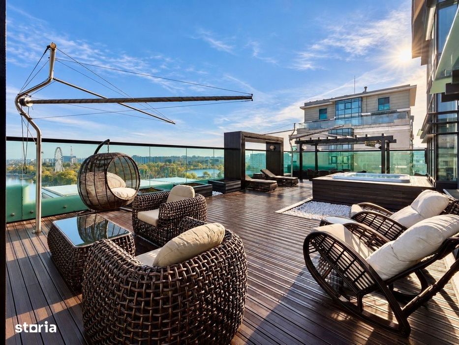 Penthouse duplex exclusivist - 200 mp de terase spectaculoase