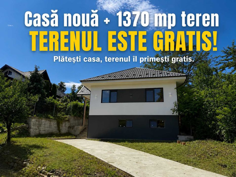 Casă Noua 2026 Teișani | + Teren GRATIS 1.370 mp | Încălzire în pardoseală | Langa Primarie & Gradinita