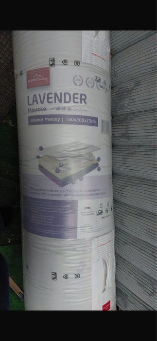 *NOU Saltea 160x200x25 ARAMIS Feeling Lavender Mousse