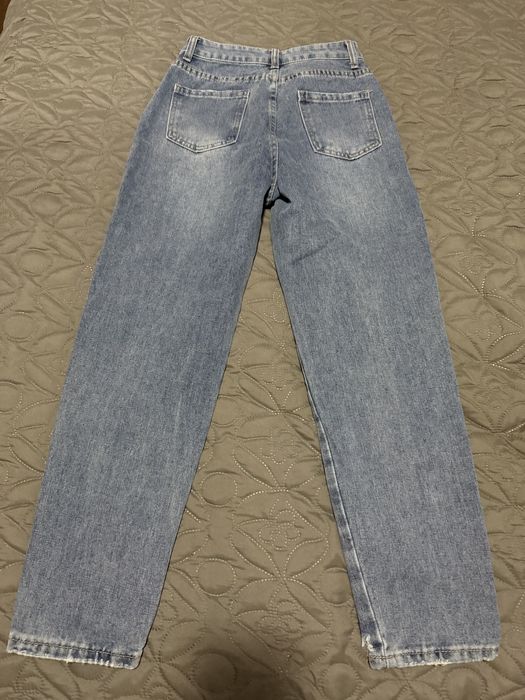 Дамски дънки с висока талия - Mom jeans